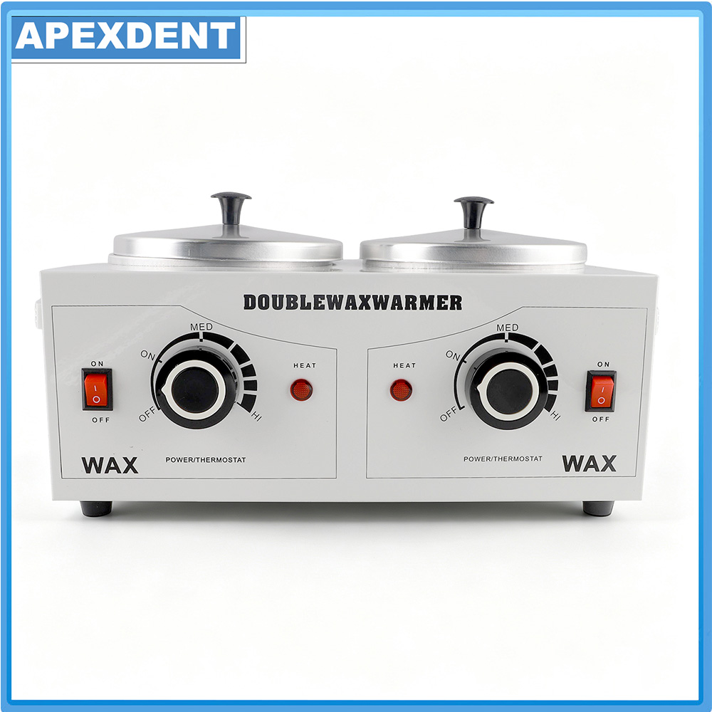 Wax Warmer - เครื่องหลอมแว็กซ์แบบสองหม้อขนาด 500 ซีซี ปรับอุณหภูมิได้หลากหลาย ใช้สำหรับกำจัดขนด้วยพาราฟิน