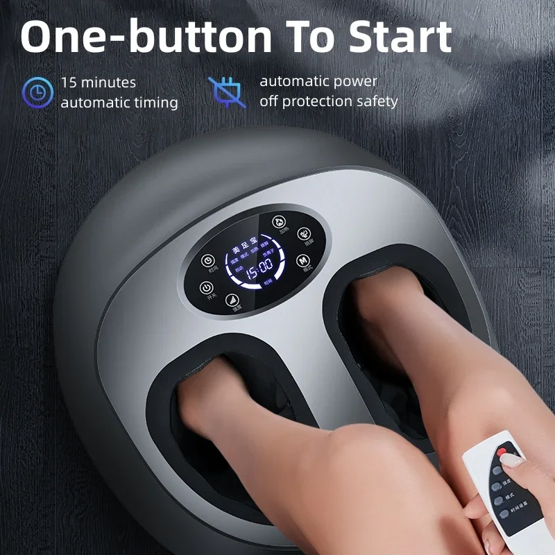 Foot Spa - เครื่องนวดเท้าไฟฟ้าอัตโนมัติเต็มรูปแบบ นวดกดจุดชิอัตสึ พร้อมระบบทำความร้อน ไอออนลบ และถุงลมนวด ห่อหุ้มเท้าอย่างทั่วถึง