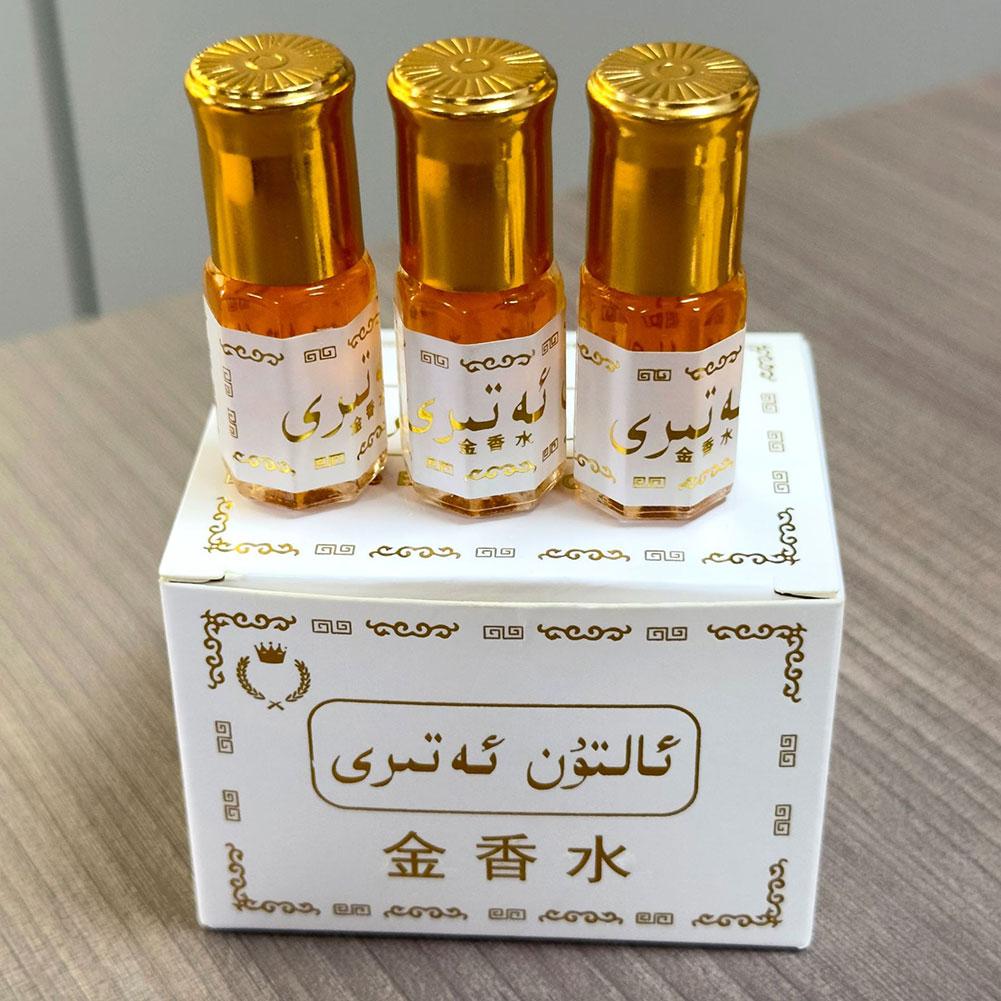 Body Oil - น้ำหอมอาราเบียนโกลด์แบบโรลออน กลิ่นหอมติดทนนาน น้ำหอมสำหรับผู้ชายและผู้หญิง พกพาสะดวก กลิ่นหอมติดทนนาน