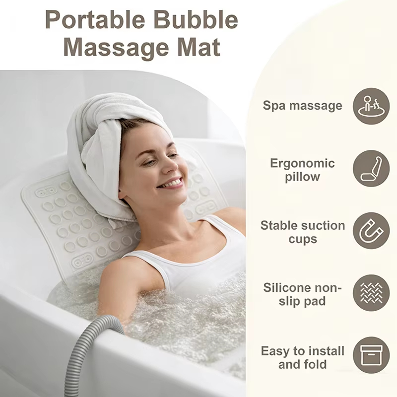 แผ่นนวดฟองสบู่สำหรับอ่างอาบน้ำ - Spa Massager บทวิจารณ์และราคา