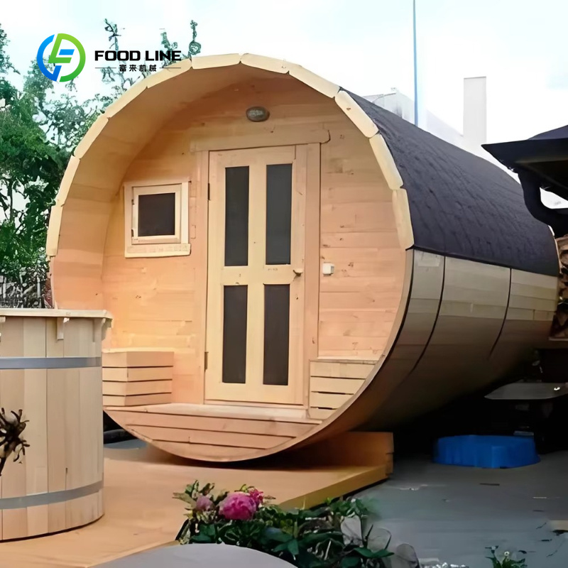 ชุดซาวน่ากลางแจ้งแบบถังไม้ซีดา - Spa Wellness Gym บทวิจารณ์และราคา