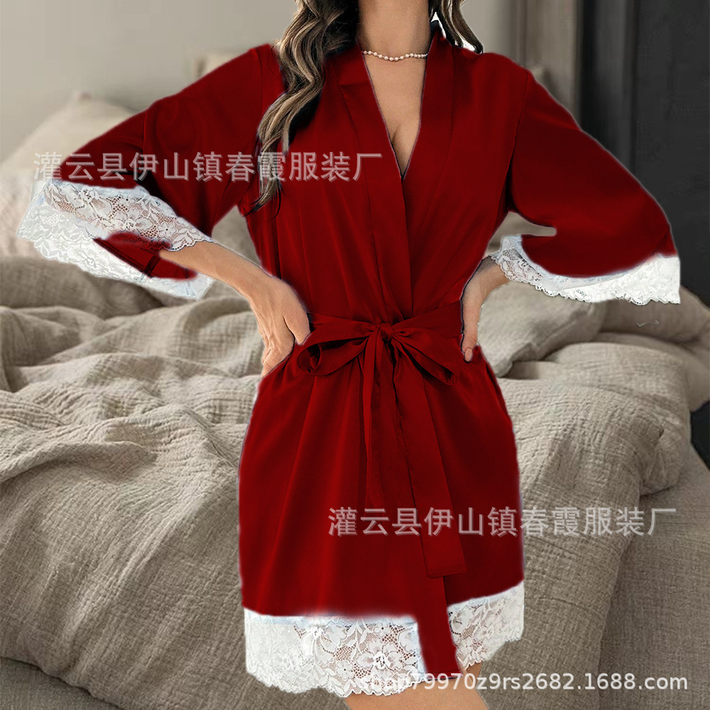 ชุดคลุมอาบน้ำเจ้าสาวสไตล์ยุโรป - Bathrobe บทวิจารณ์และราคา
