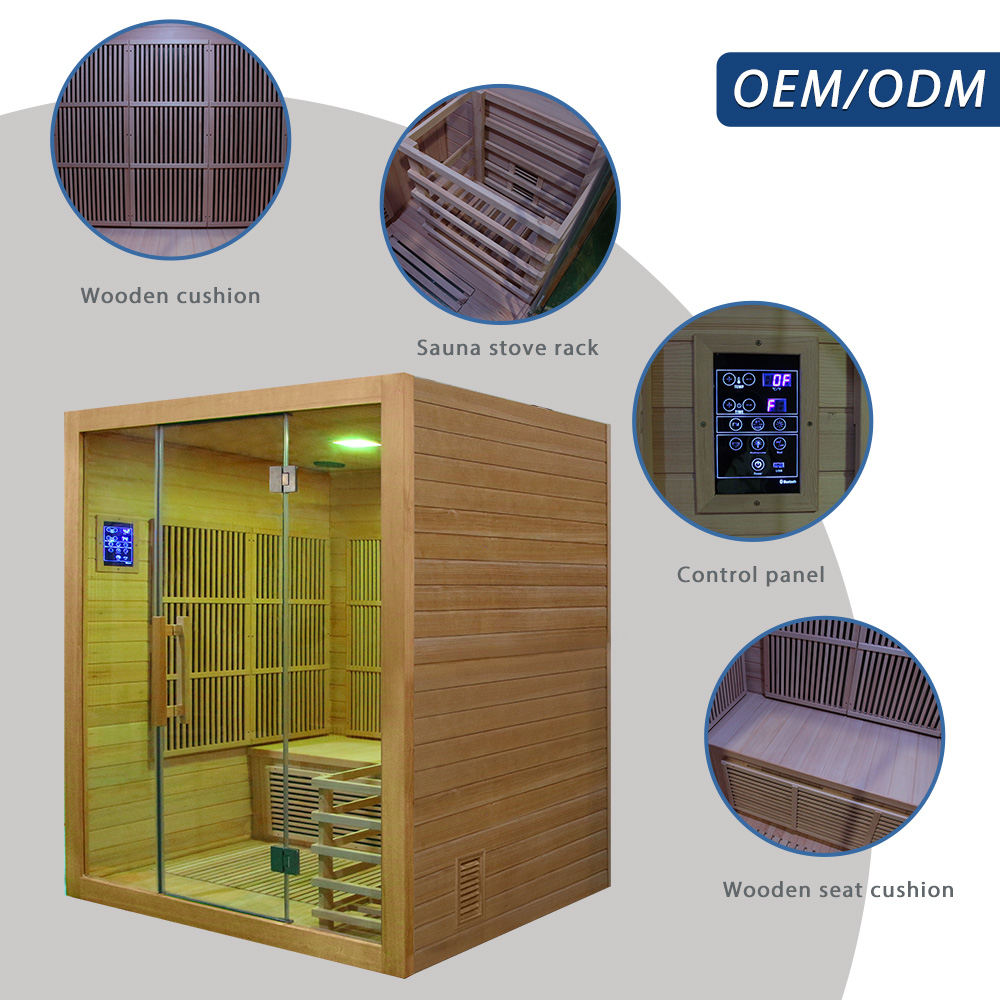 ห้องซาวน่าอินฟราเรดระยะไกลไม้เ - Spa Wellness Gym บทวิจารณ์และราคา