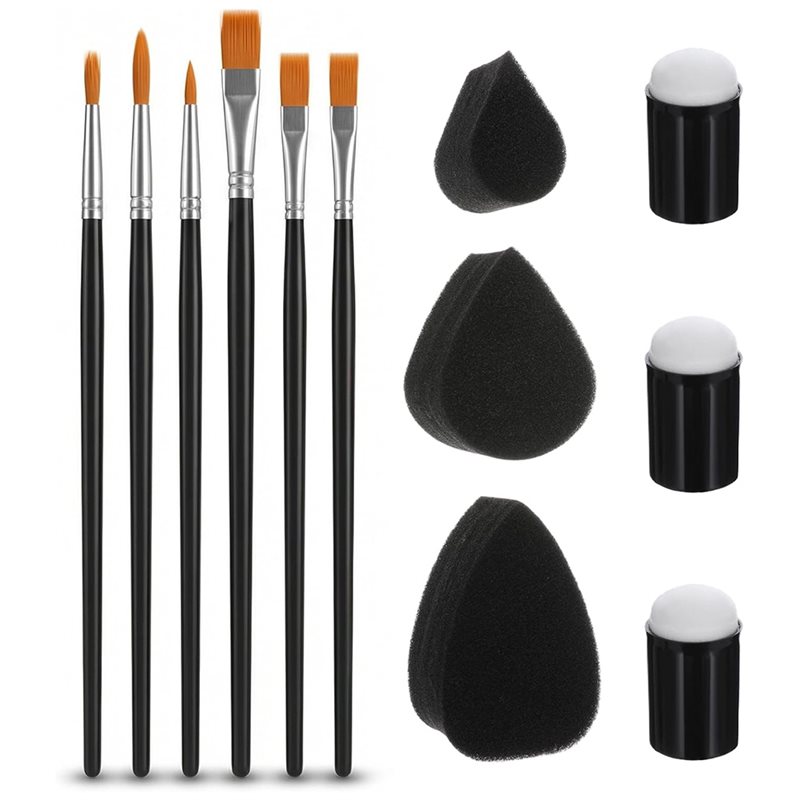 ชุดแปรงและฟองน้ำสำหรับเพนต์หน้ - Body Brush บทวิจารณ์และราคา