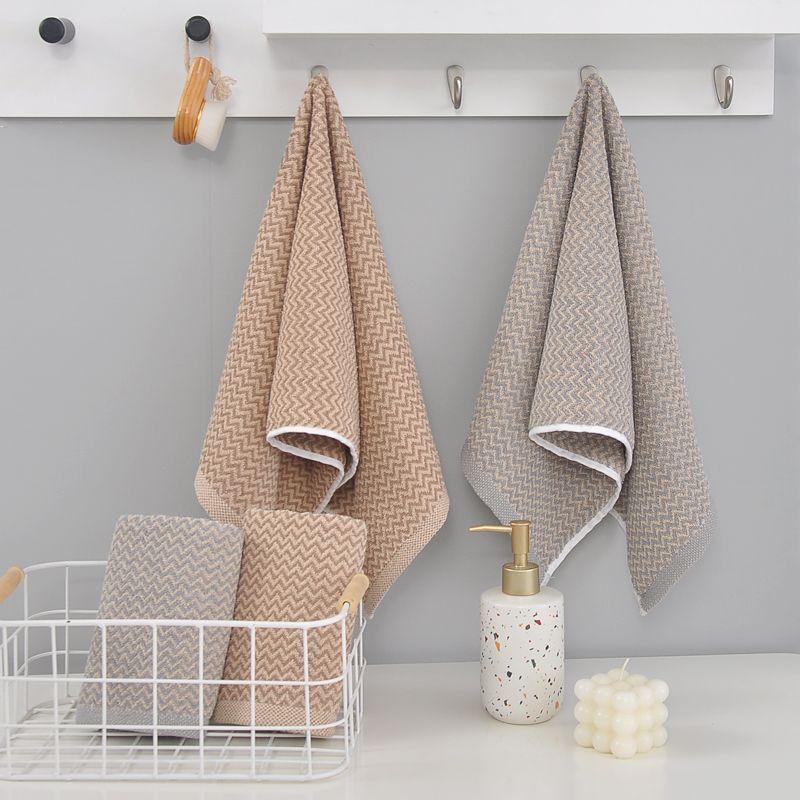 ชุดผ้าขนหนูผ้าฝ้ายลายก้างปลา 3 - Spa Towel บทวิจารณ์และราคา