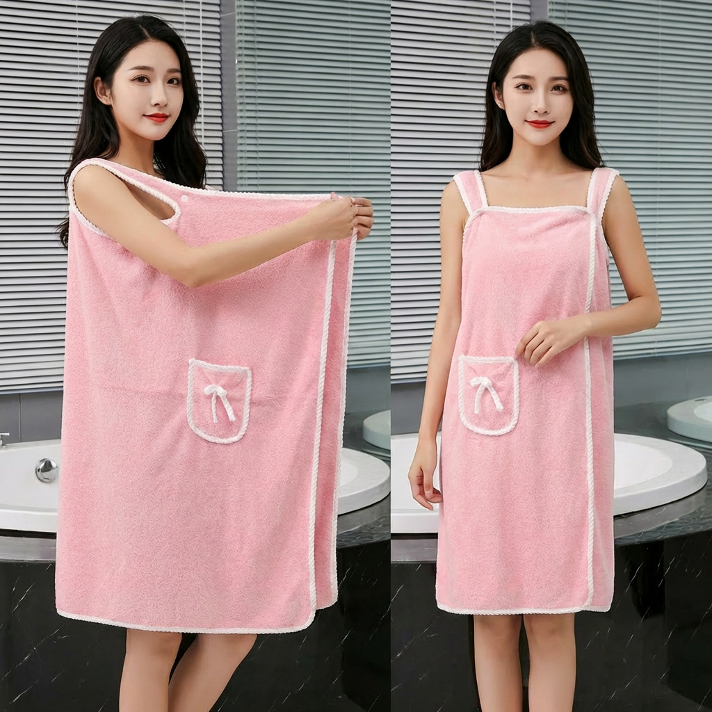 กระโปรงอาบน้ำผ้าคอรัลฟลีซ นุ่ม - Spa Towel บทวิจารณ์และราคา